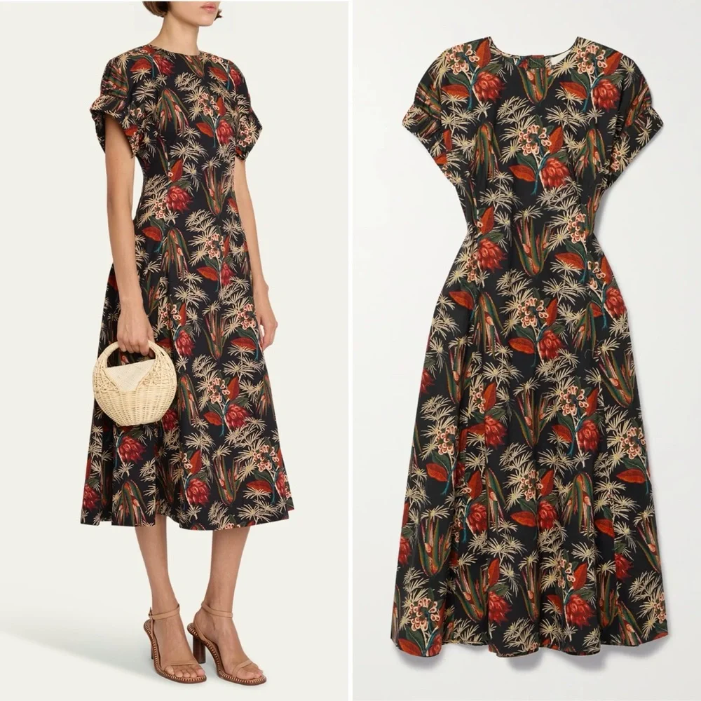 Ulla Johnson Midi Dress 6 - Picture 1 of 7